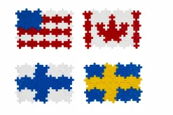 Plus-Plus  - Lær at bygge verdensflag, 700 stk