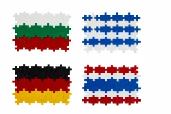 Plus-Plus  - Lær at bygge verdensflag, 700 stk