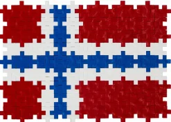 Plus-Plus  - Lær at bygge verdensflag, 700 stk