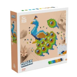 Plus-Plus - Puzzle By Number, Påfugl 800 stk