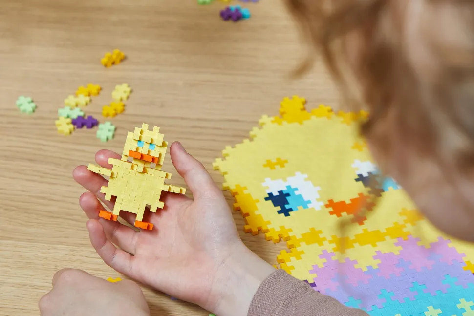 Plus-Plus - Puzzle By Number, Kylling 250 stk