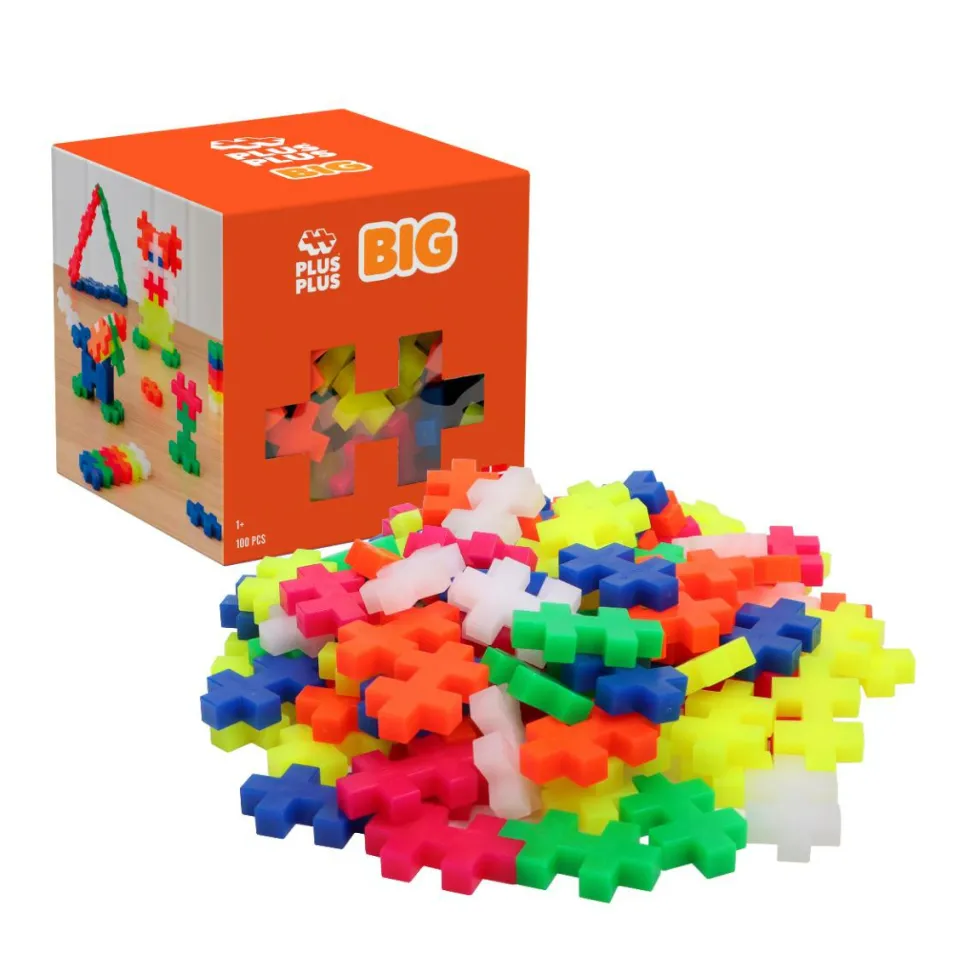 Plus-Plus BIG Neon, 100 stk.