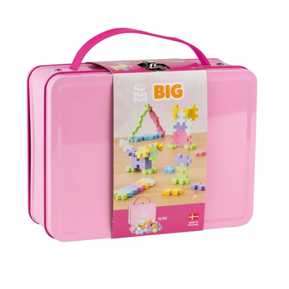 Plus-Plus BIG Pastel - Metalkuffert, 70 stk.