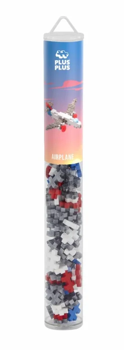 Plus-Plus i rør -  Fly, 100 stk