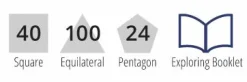 Polydron byggesæt, 164 dele