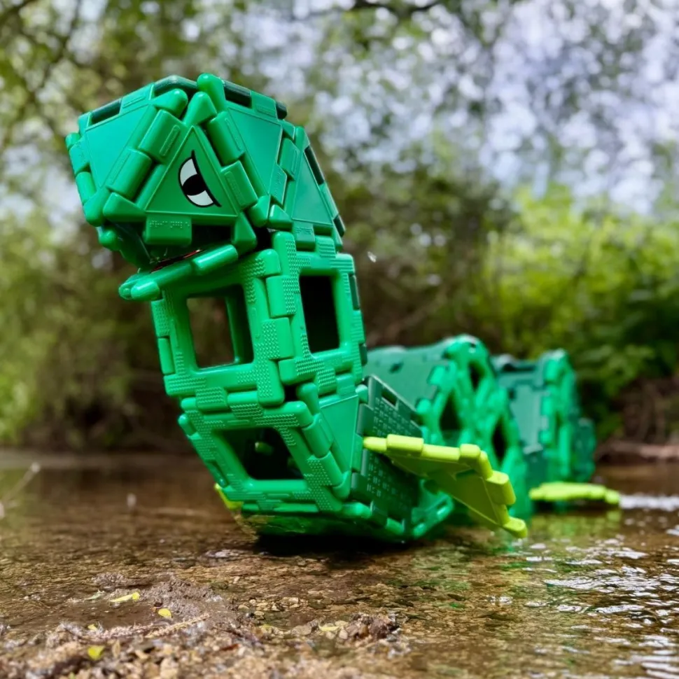 Polydron Large - Dinosaur, 130 dele