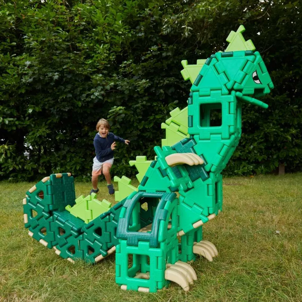 Polydron Large - Dinosaur, 130 dele