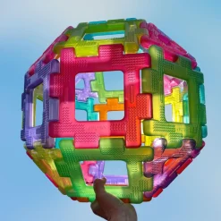 Polydron Large - Transparent, 60 dele