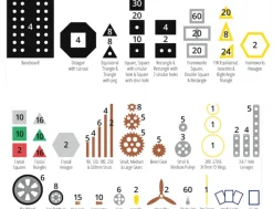 Polydron STEM sæt, 486 dele