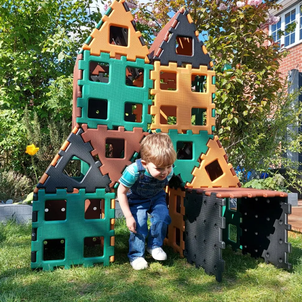 Polydron XL - Natur, 36 dele