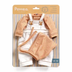 Pomea dukketøj - Sæt med overalls, Cannelle