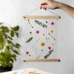 Pressede blomster - Blandede farver, 1 ark
