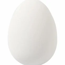 Påskeæg - H: 4 cm, Hvide, 18 stk
