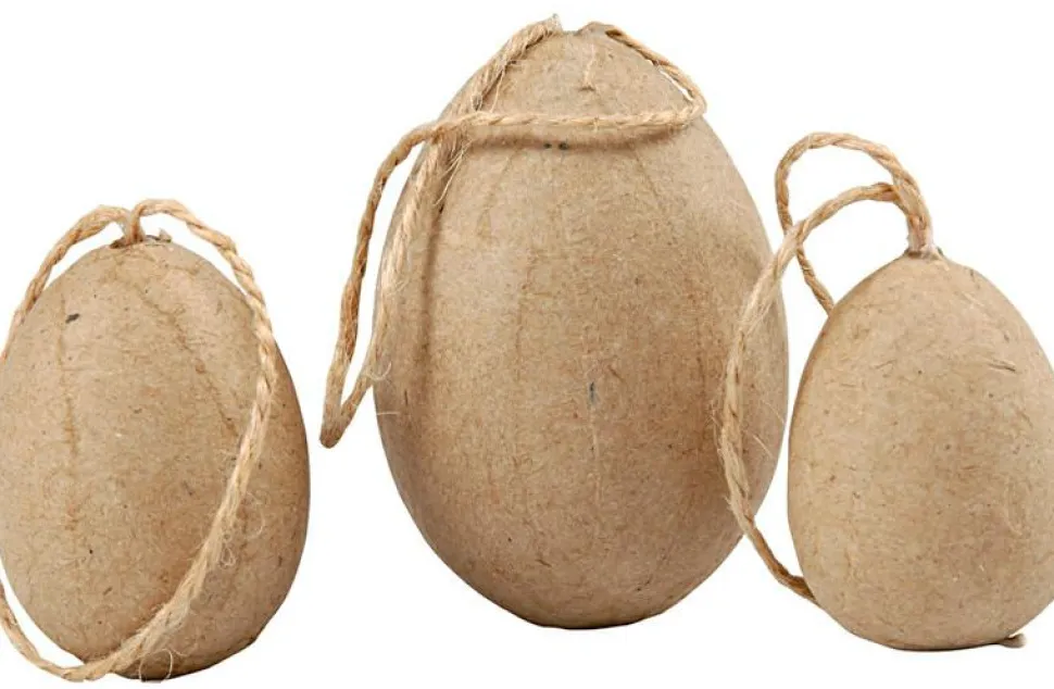 Påskeæg af karton, 6 stk.