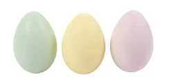Påskeæg af plast - Pastel, 12 stk