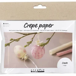 Påskepose - Lav crepepapir påskeæg, 2 stk