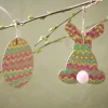 Påskepose - Pynt påskefigurer, 2 stk