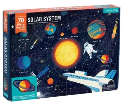 Puslespil, 70 brikker - Solsystemet