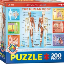 Puslespil - kroppen, 200 brikker
