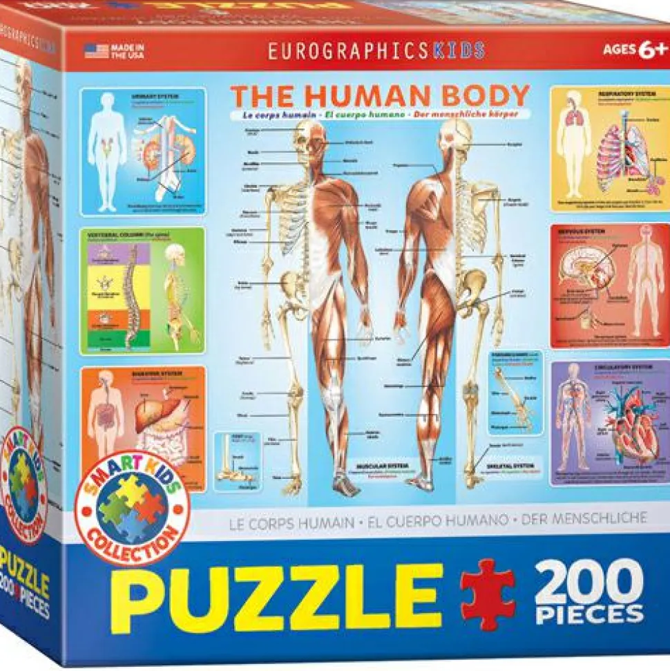 Puslespil - kroppen, 200 brikker