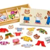 Puslespil - Mix & Match Bjørnefamilie