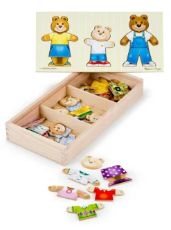 Puslespil - Mix & Match Bjørnefamilie