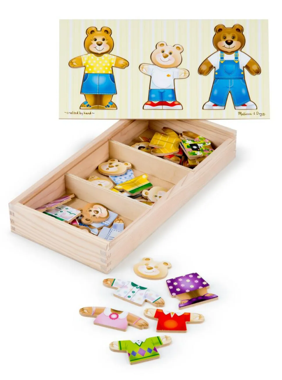 Puslespil - Mix & Match Bjørnefamilie