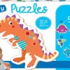 Puslespil m. dinosaurer - Fra 2 år