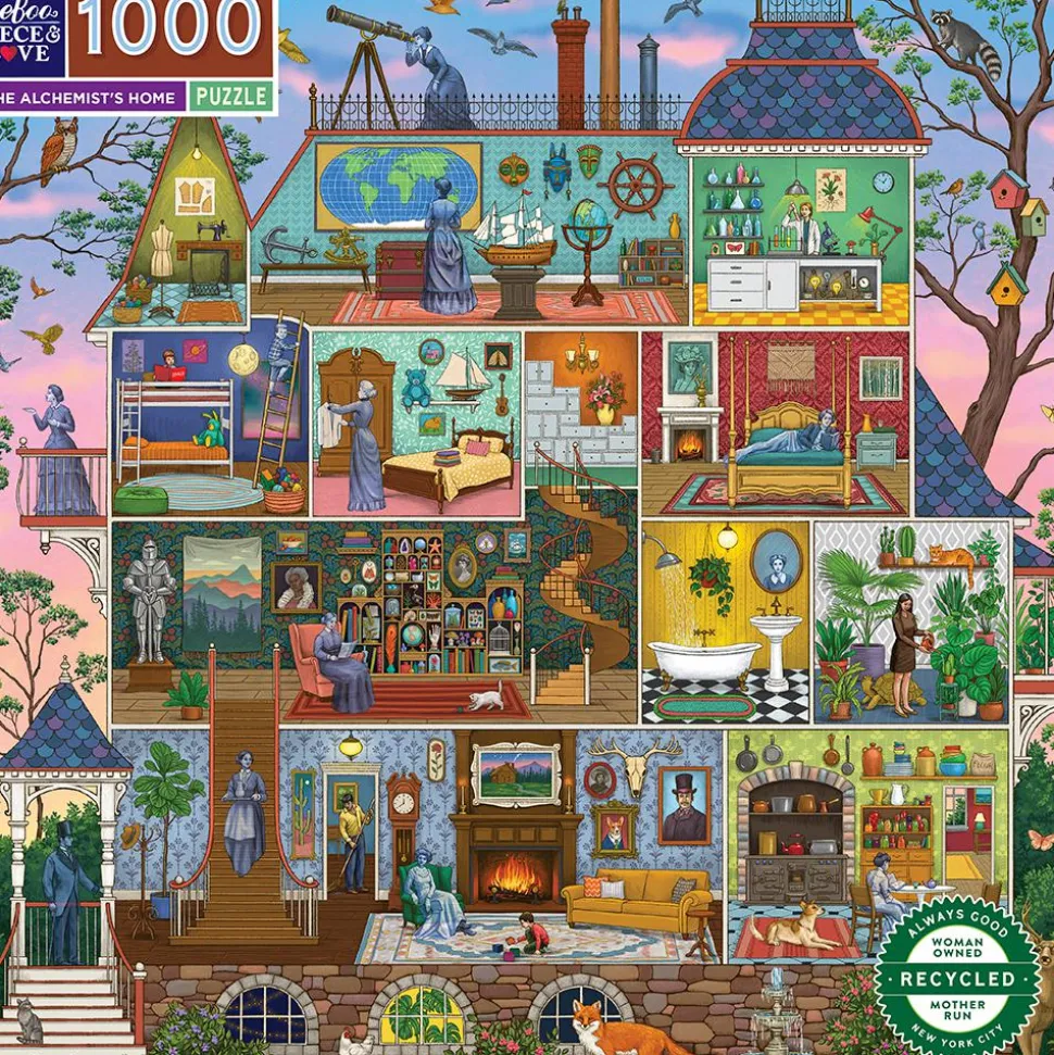 Puslespil med 1.000 brikker - The Alchemist's Home