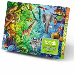 Puslespil med 100 brk. - Jungleparadis