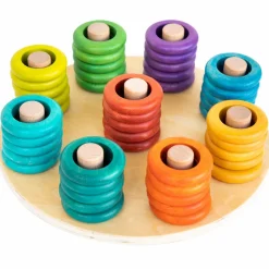 Regnbuebræt med ringe