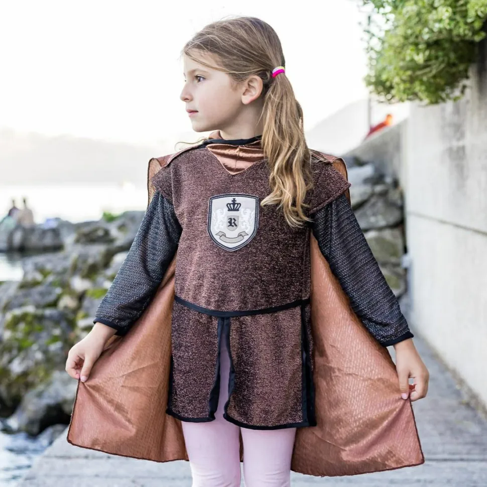 Ridder-tunika m. kappe, str. 4-6 år