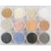 Rocaiperler Ø1,7 mm - Douce, 12 x 15 gr.