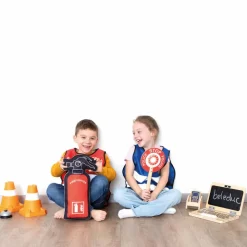 Rollelegssæt - Brandstation & politistation