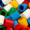 Rørperler maxi - Basisfarver, 550 stk.