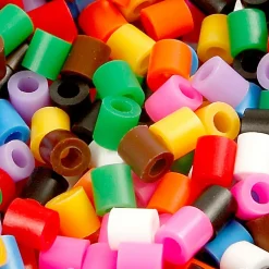Rørperler midi - Basisfarver, 1.100 stk.