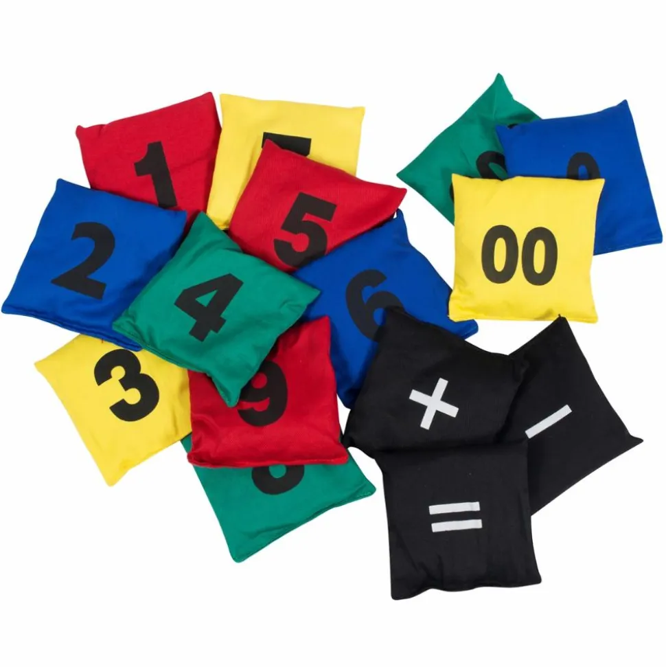 Ærteposer - Tal & matematiksymboler, 15 stk