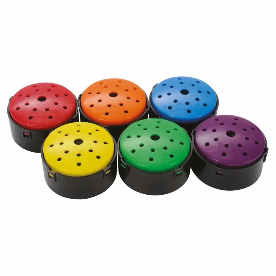 Samtale-knapper med optagefunktion, 6 stk.