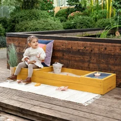 Sandkasse - Space Saver, Gul