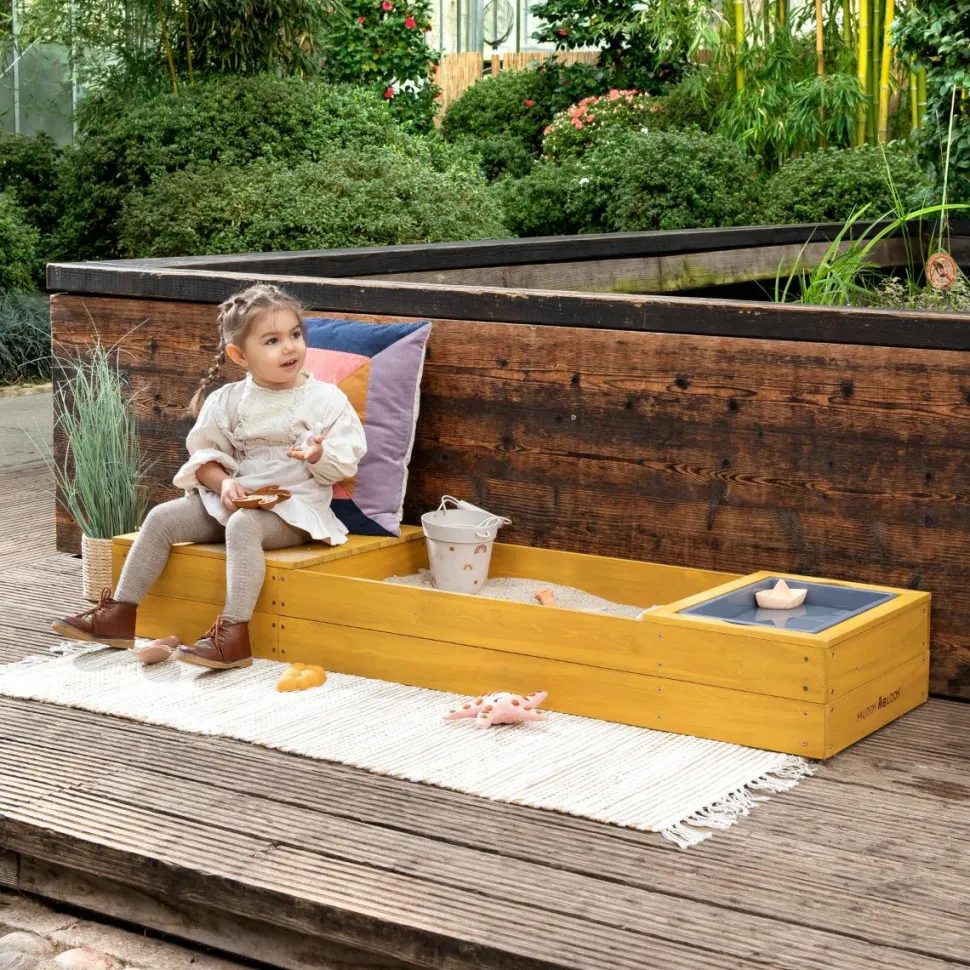Sandkasse - Space Saver, Gul