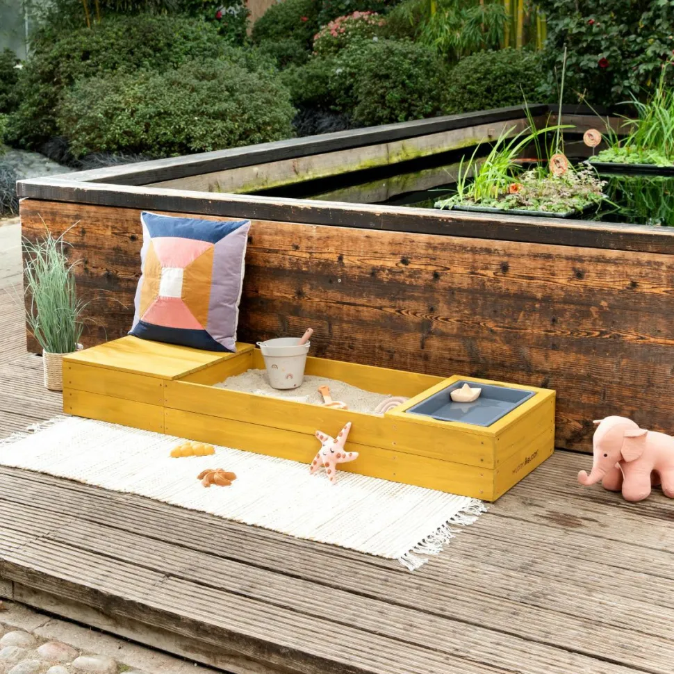 Sandkasse - Space Saver, Gul