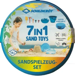Sandleg - Spandsæt med 7 dele - Blå