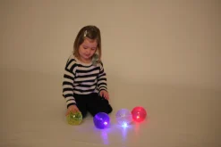 Sansebolde m. LED lys, 4 stk