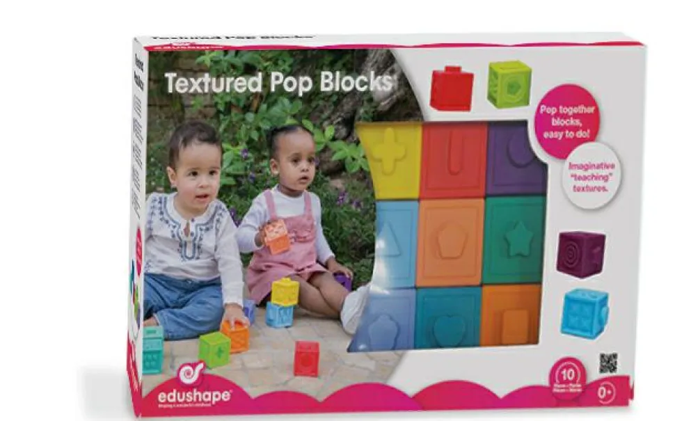 Sanseklodser med tekstur, 10 stk
