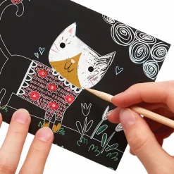 Scratch & Scribble, mini - Søde katte