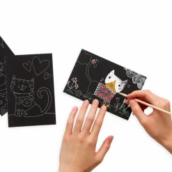Scratch & Scribble, mini - Søde katte