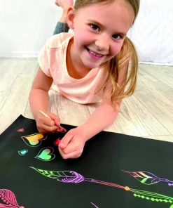 Scratch plakater (52 x 75 cm), 8 stk