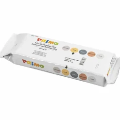 Selvhærdende ler - Gul okker, 1 kg.