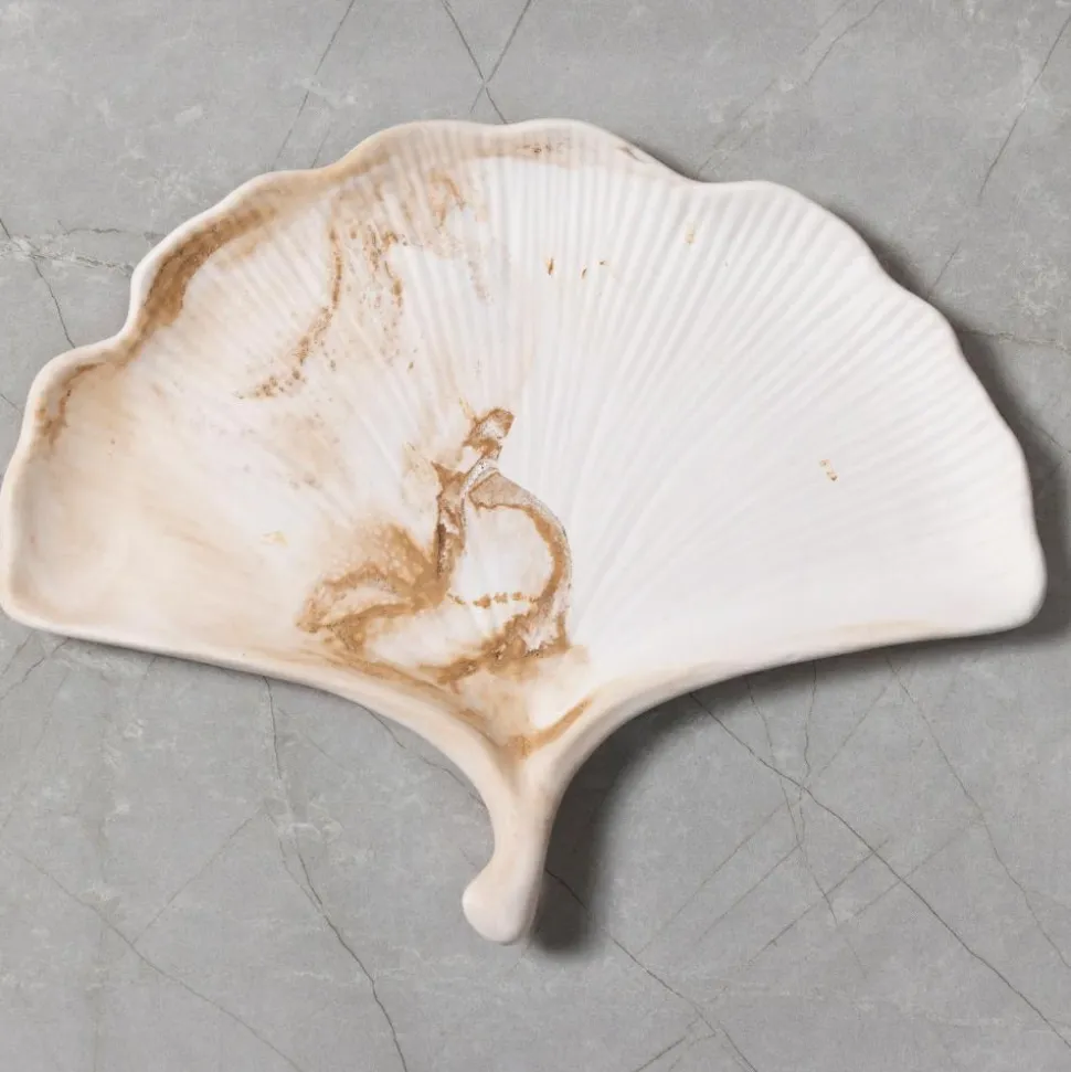 Silikoneform - Gingko blad, 1 stk