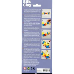 Silk Clay 3 x 14 gr. - Blå, rød & gul